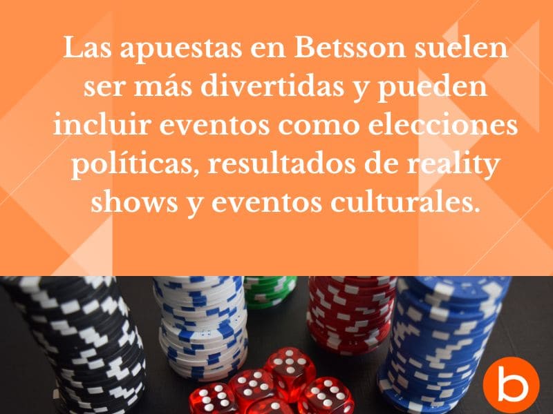 Apuestas especiales en Casino Betsson